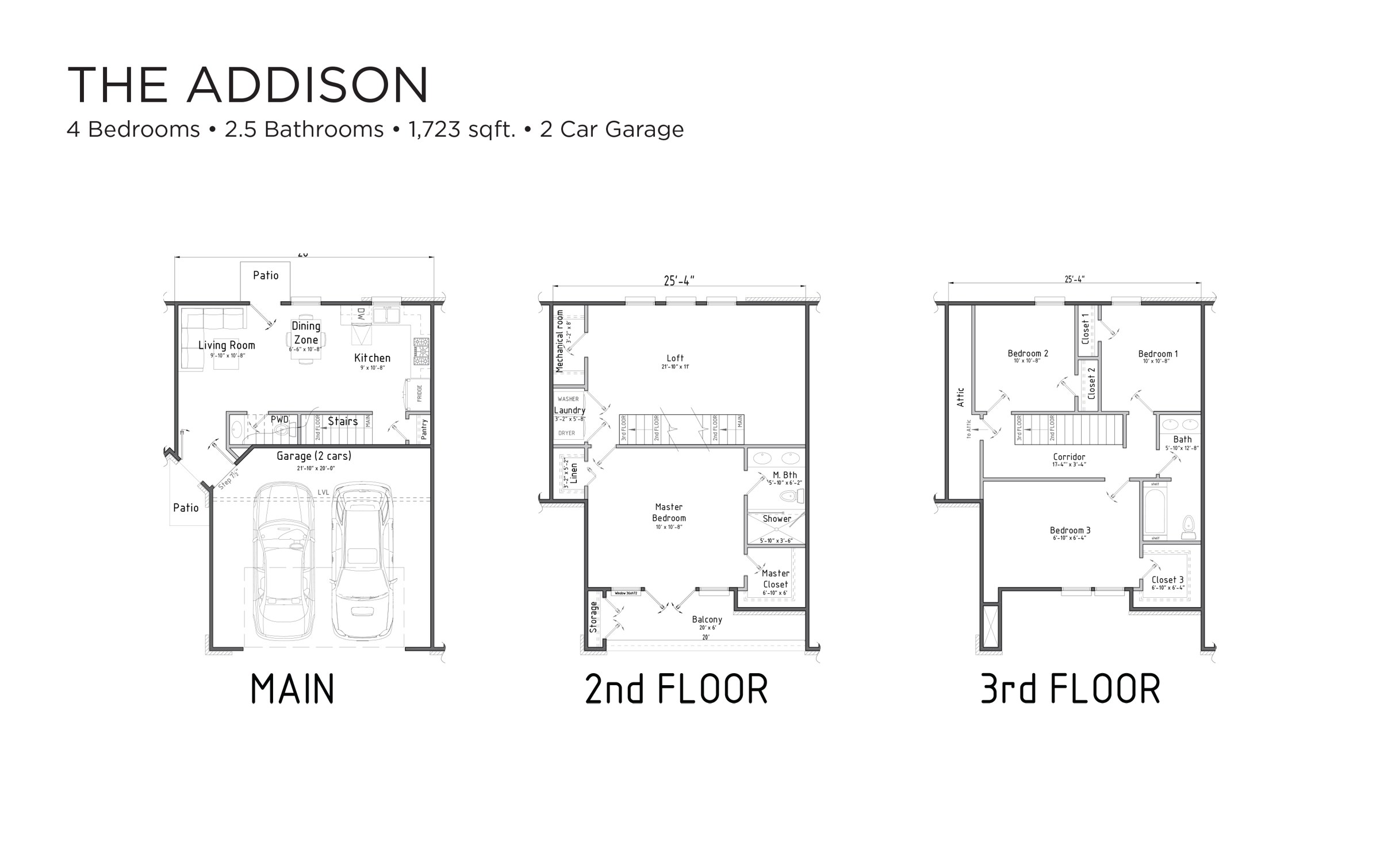 The Addison floor plan