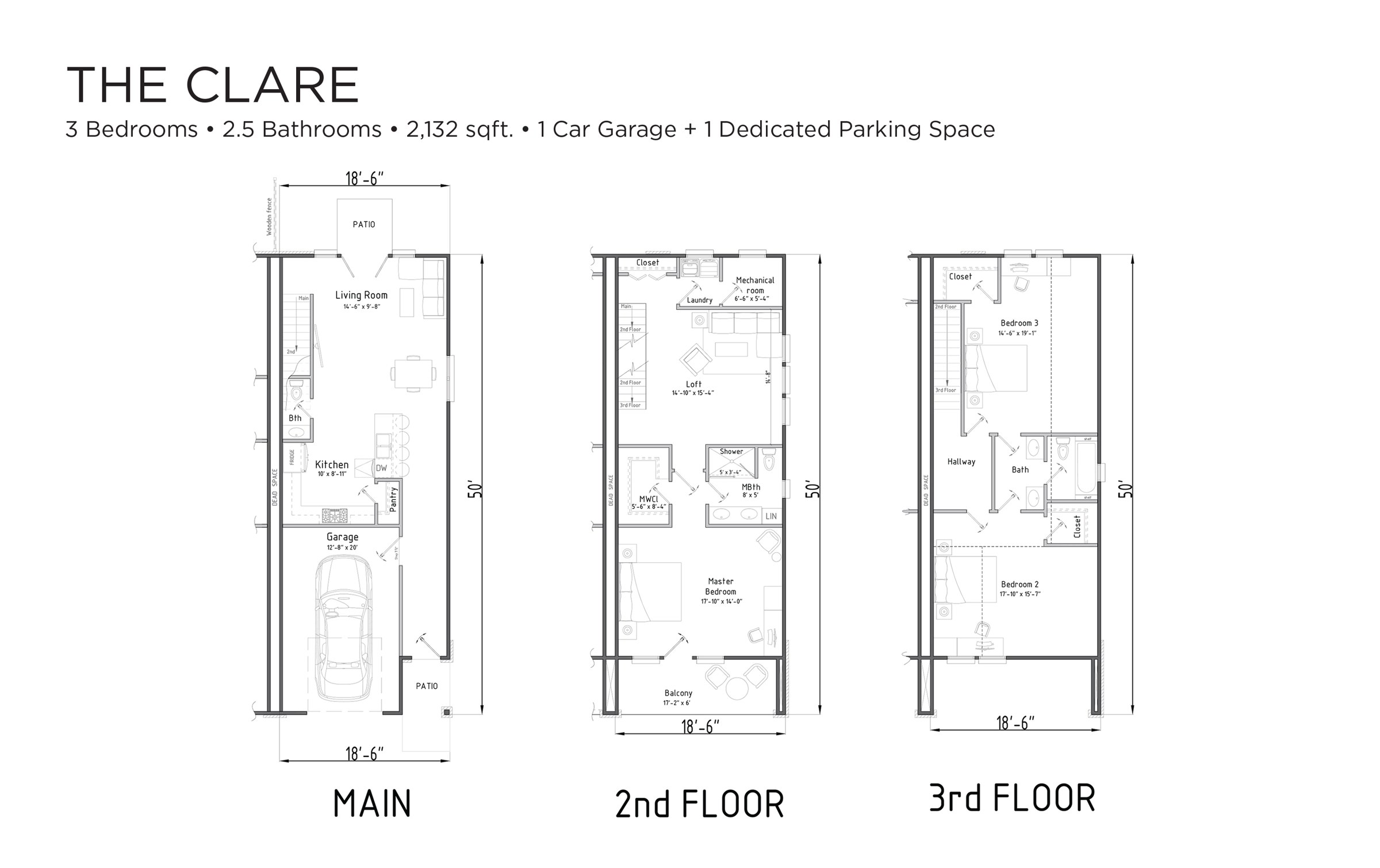 The Clare floor plan