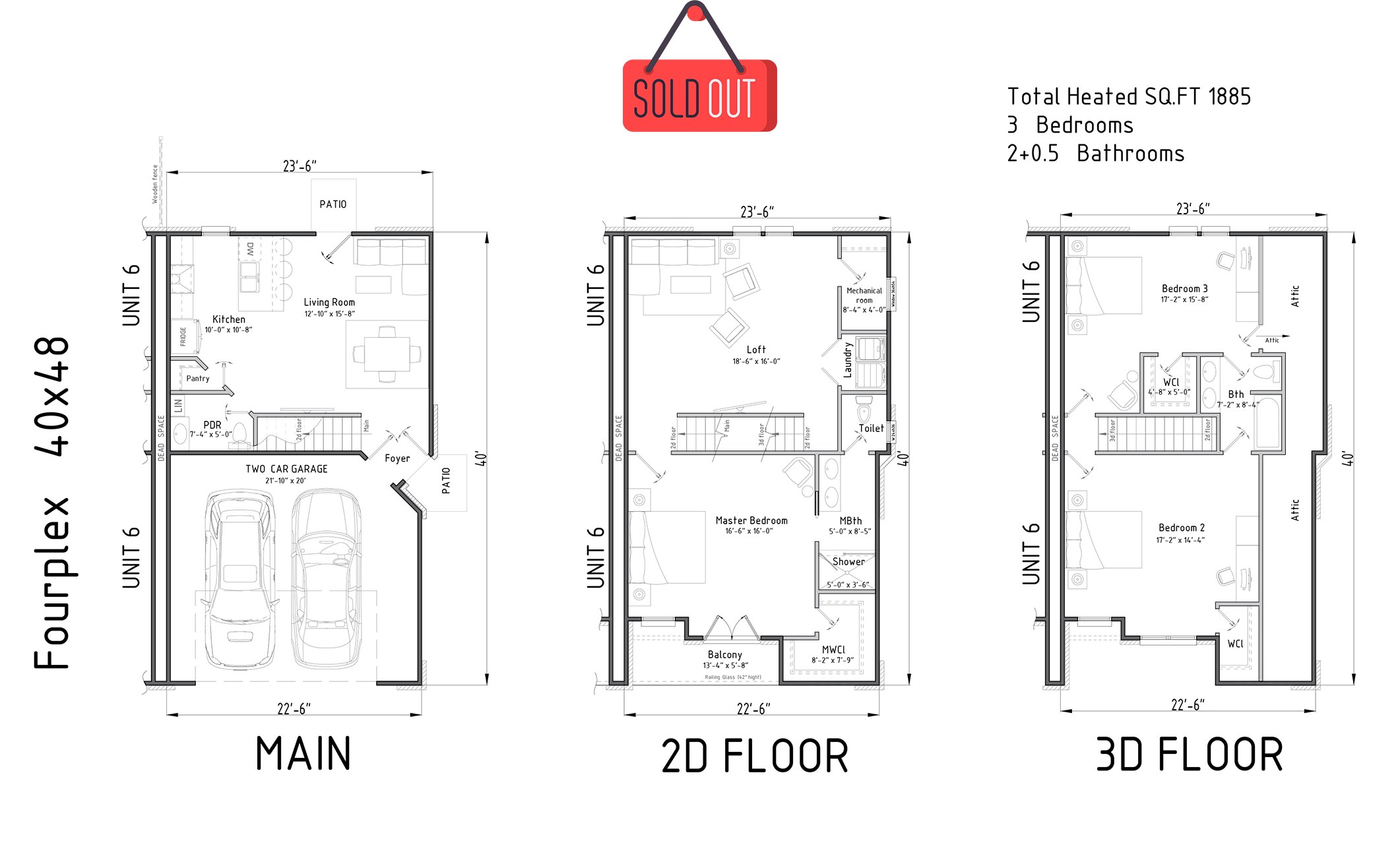 The Lincoln floor plan